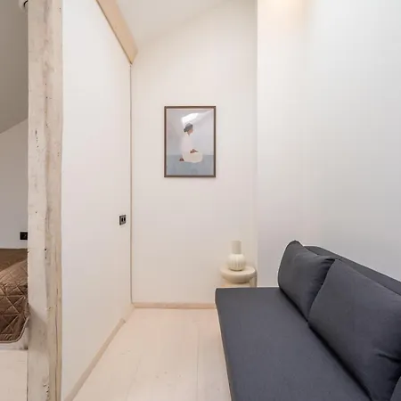 Scandi Spacious Attic Loft With Skyline View Riga