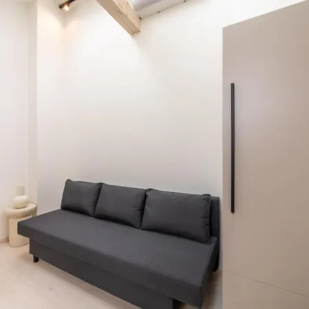 Scandi Spacious Attic Loft With Skyline View Apartment Riga