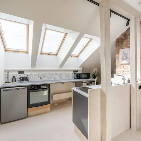 Apartment Scandi Spacious Attic Loft With Skyline View *