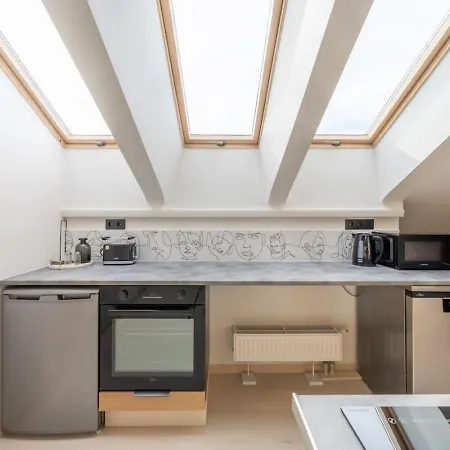 Scandi Spacious Attic Loft With Skyline View