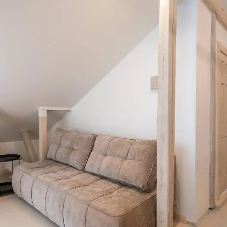 Scandi Spacious Attic Loft With Skyline View Apartment Riga