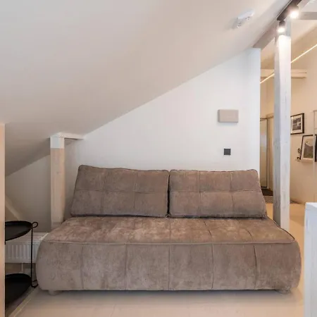 Apartment Scandi Spacious Attic Loft With Skyline View Riga