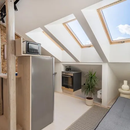 Apartment Scandi Spacious Attic Loft With Skyline View *